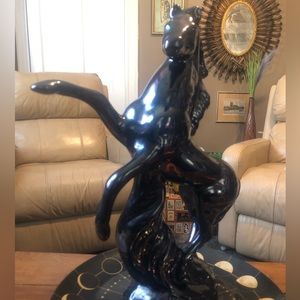 MCM Iridescent Ceramic Stallion Statue